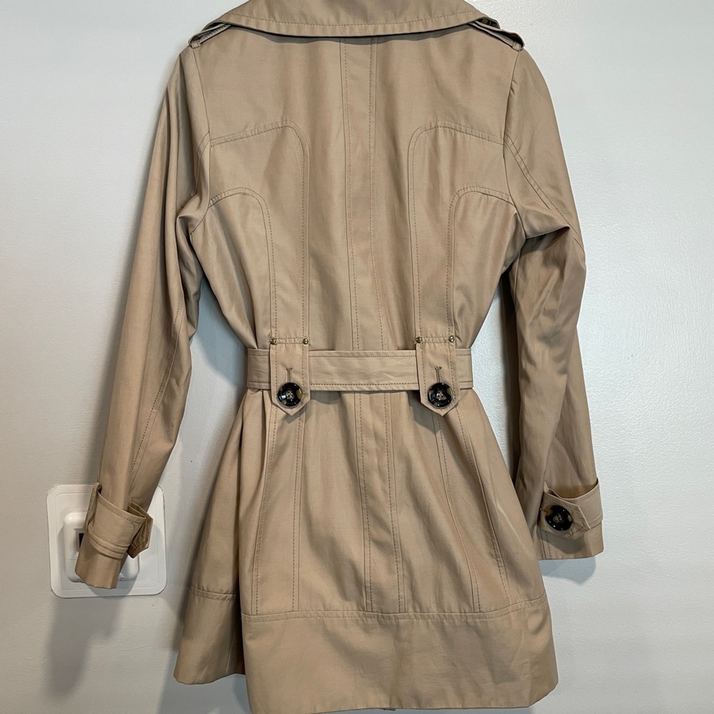 EUC Tan Trench Coat by Jones New York - Picture 6 of 10